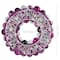 23.5" Pink & Purple Skull & Ornament Wreath by Ashland®